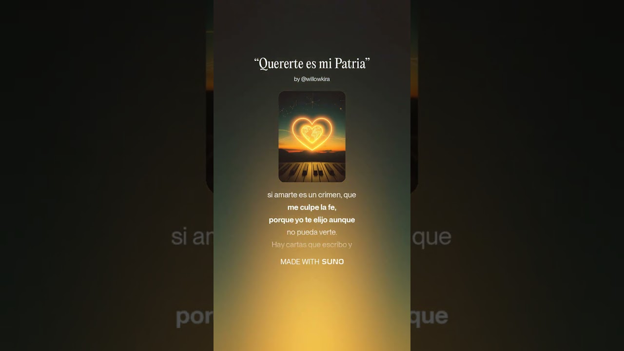 “Quererte es mi Patria”