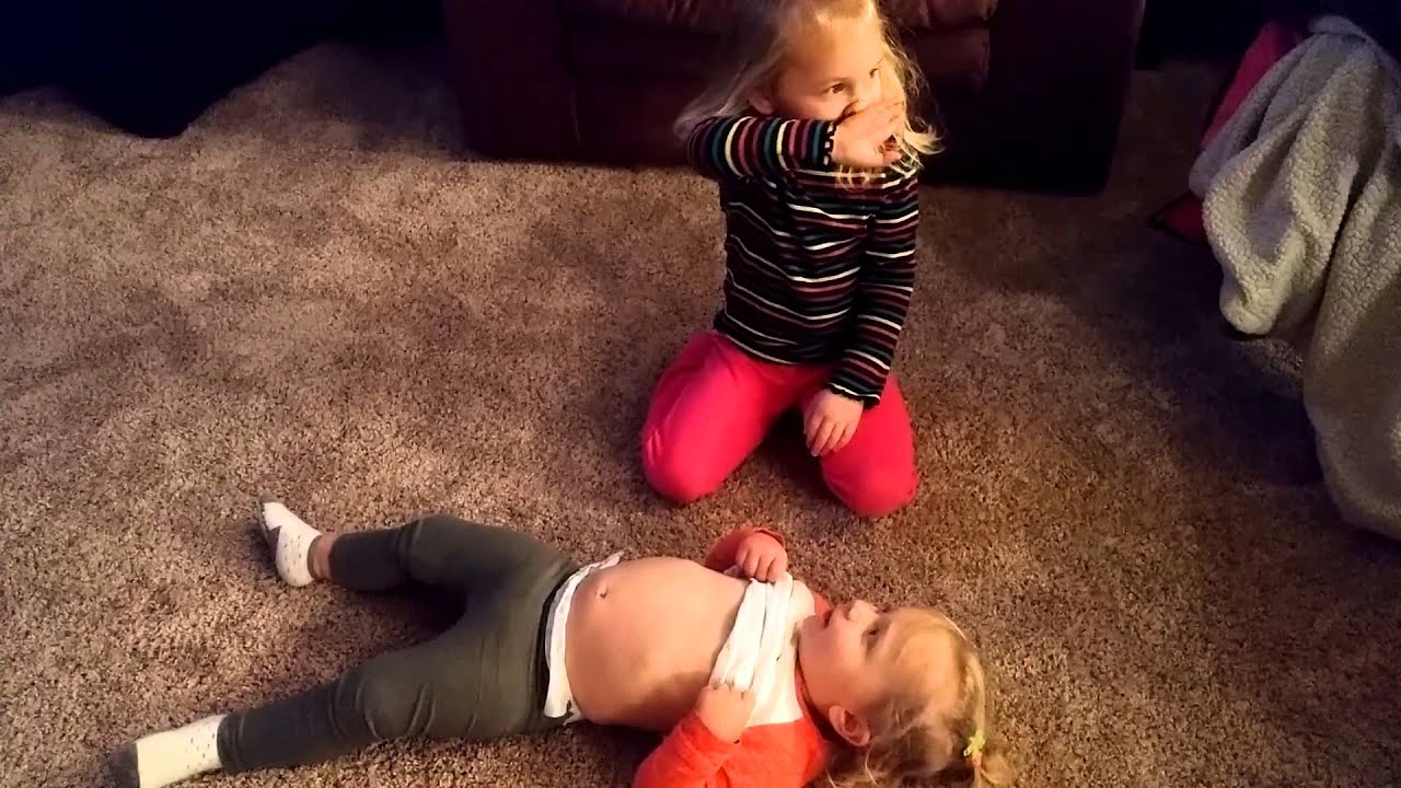 Eva Blowing raspberries