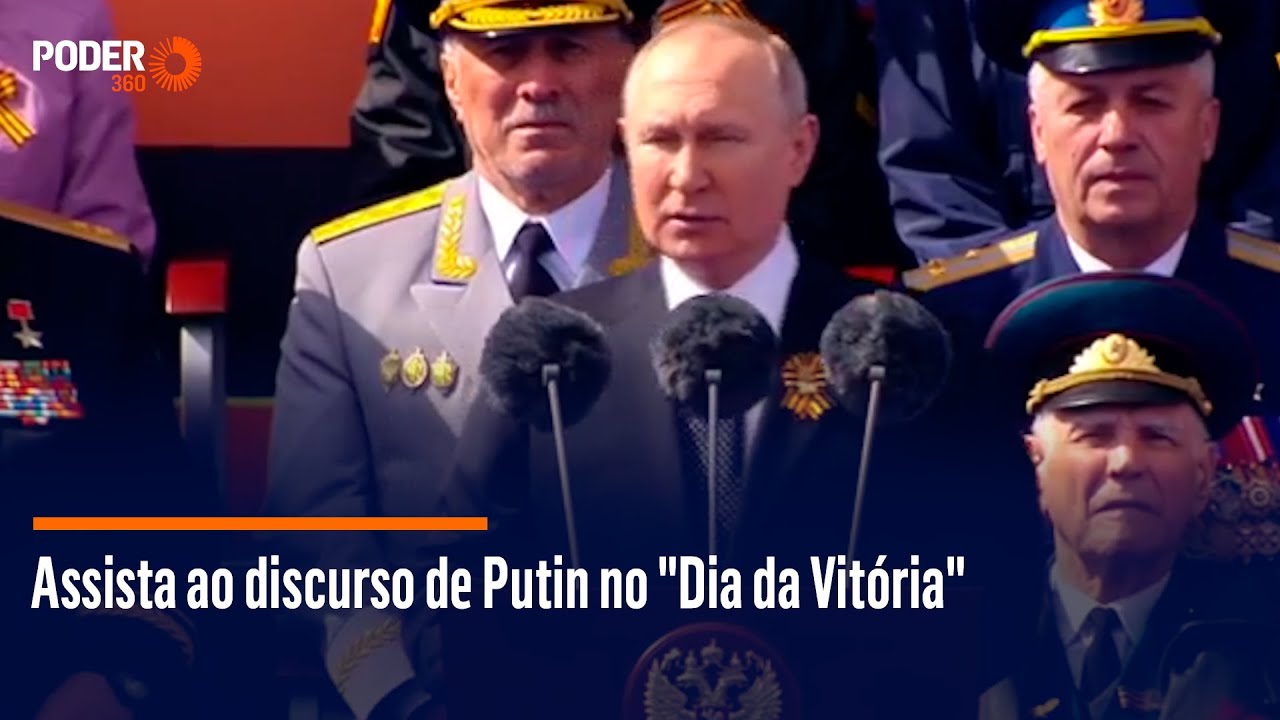 Assista ao discurso de Putin no Dia da Vitória