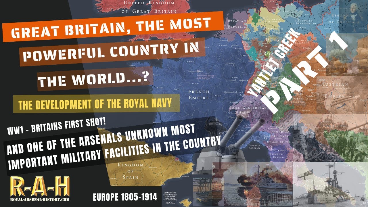 1805 -1914 PART 1, ROYAL NAVY history documentary, a battle timeline in a NUTSHELL. Trafalgar to WW1