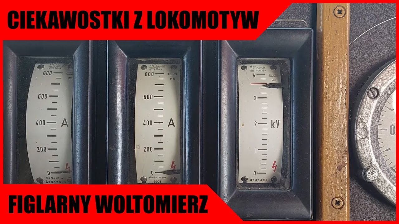 Figlarny woltomierz - problemy z siecią trakcyjną w Wieliszewie