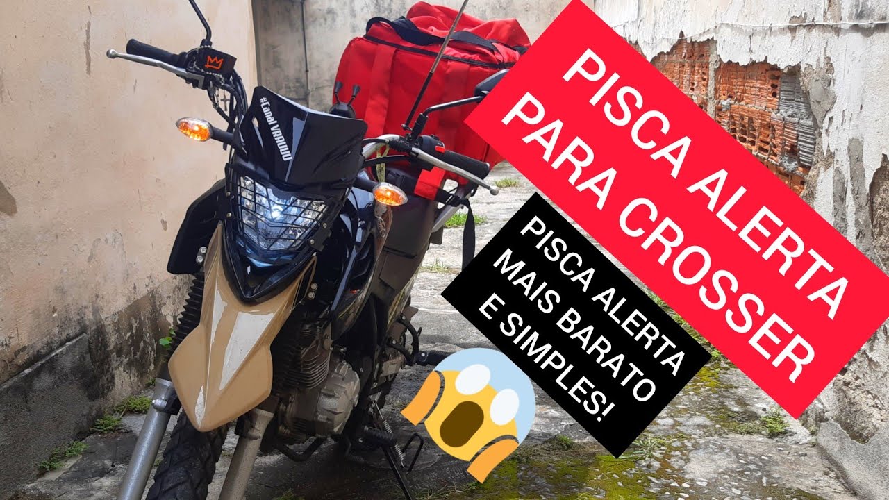 Como fazer Pisca Alerta para Crosser 2020 2021 Todos os Anos!