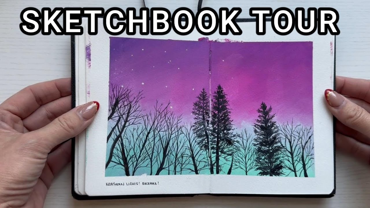 Fall & Winter Sketchbook Tour