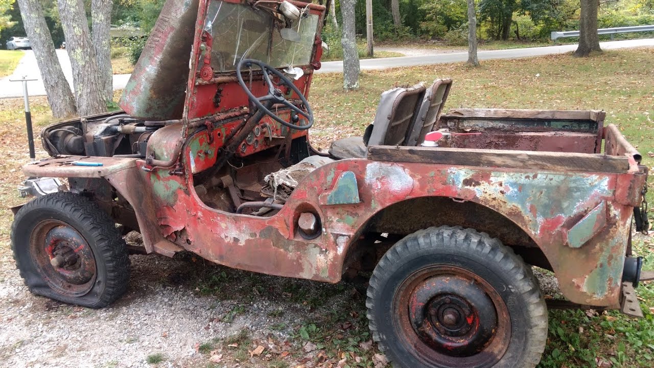FULL JEEP CJ2A RESTORATION IN 18 MINUTES