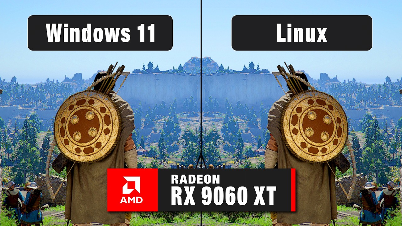 RX 9060 XT: Windows 11 vs Linux (Adrenalin 26.3.1 vs MESA 26.0.5)