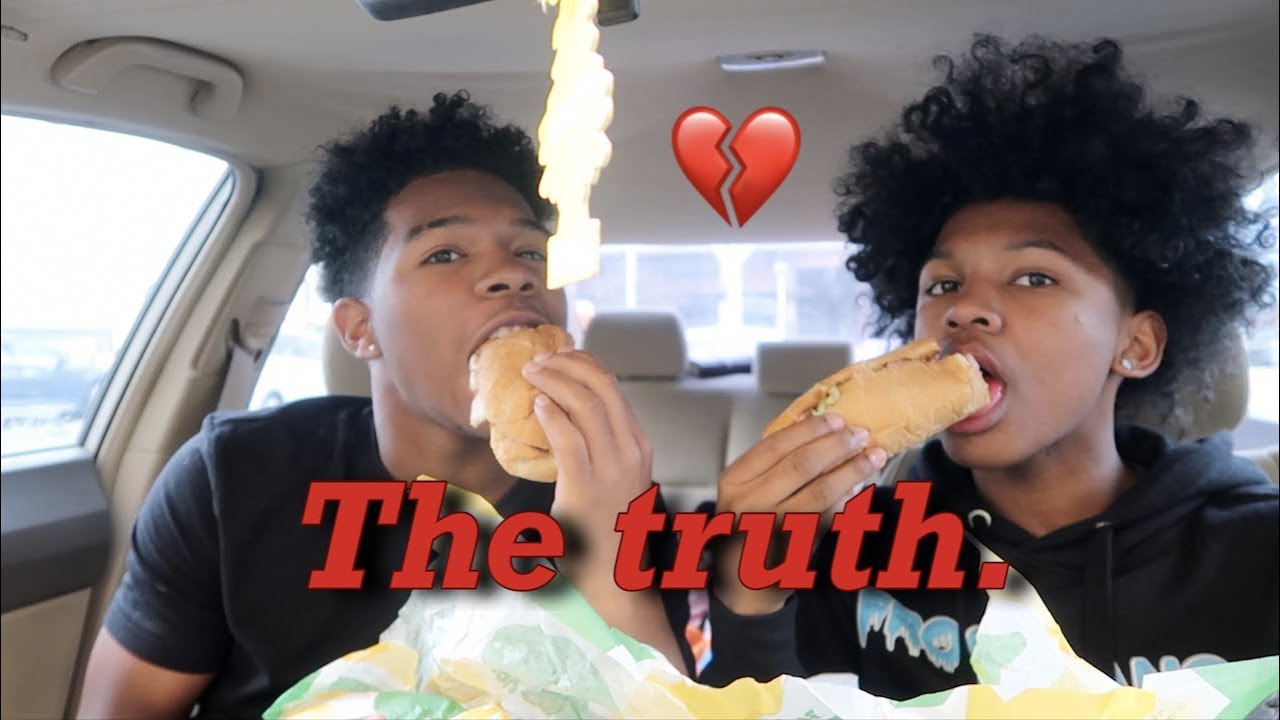 Why I Don't Want My Lil Brother To Live With Me (We Both Explain Our Sides) *Mukbang*