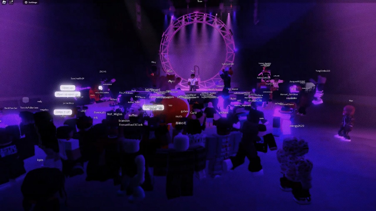 ASTROWORLD ROBLOX CONCERT - 200+ PEOPLE - TRAVIS SCOTT - [8/5/24]