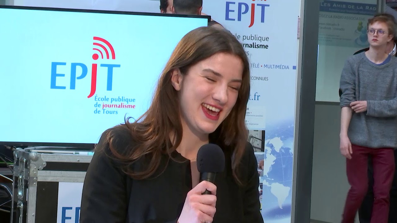 Pascal Doucet-Bon, directeur délégué de l'information de France Télévisions, en plateau avec l'EPJT