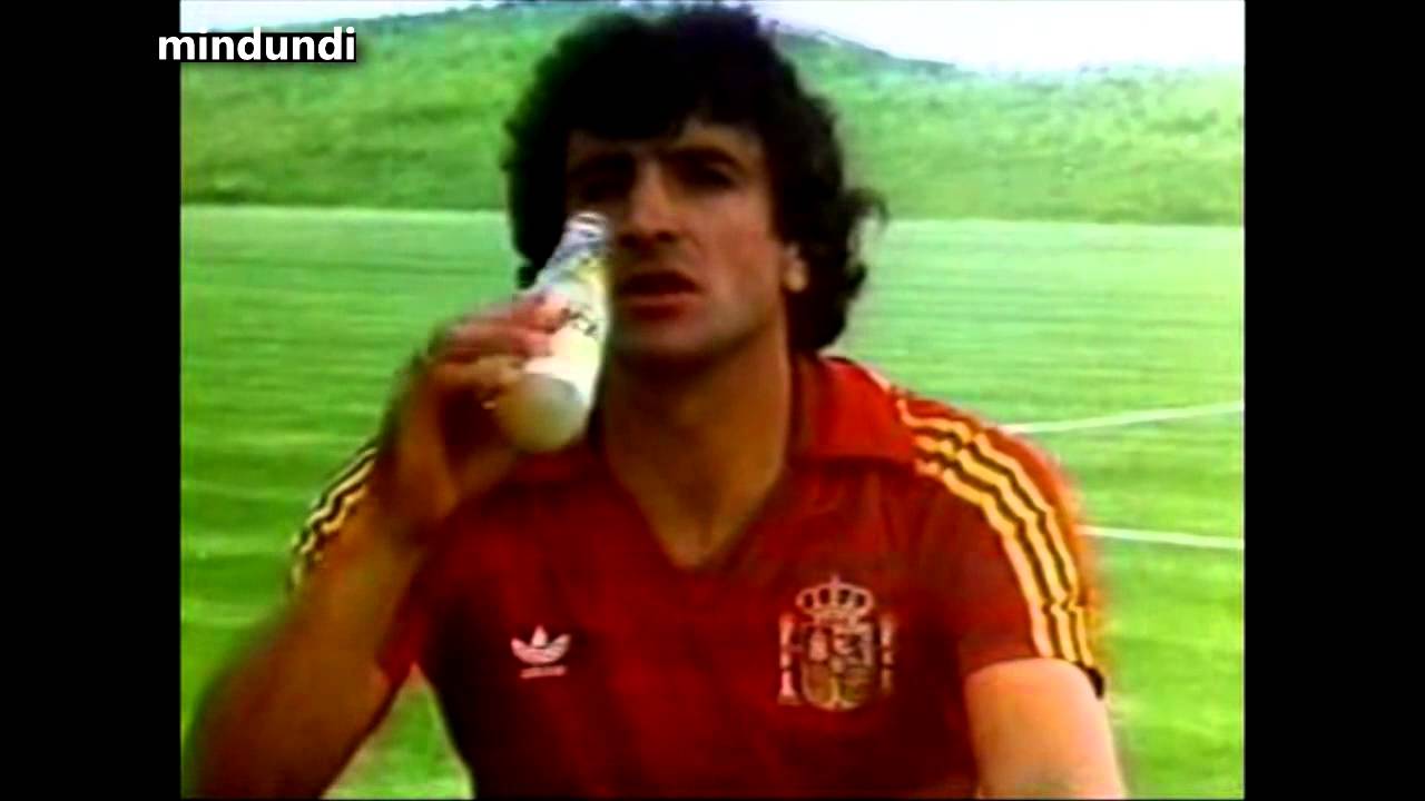 Bitter KAS anuncio 1982 Juanito Tendillo Alexanco Quini Lopez Ufarte Gordillo Camacho Espa&ntilde;a Spain