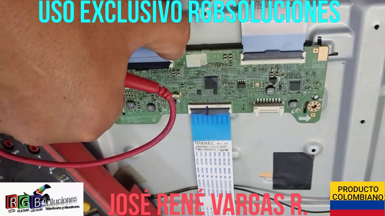 RGB1019 QUITAR PROTECCIONES EN TCON BOARD SAMSUNG