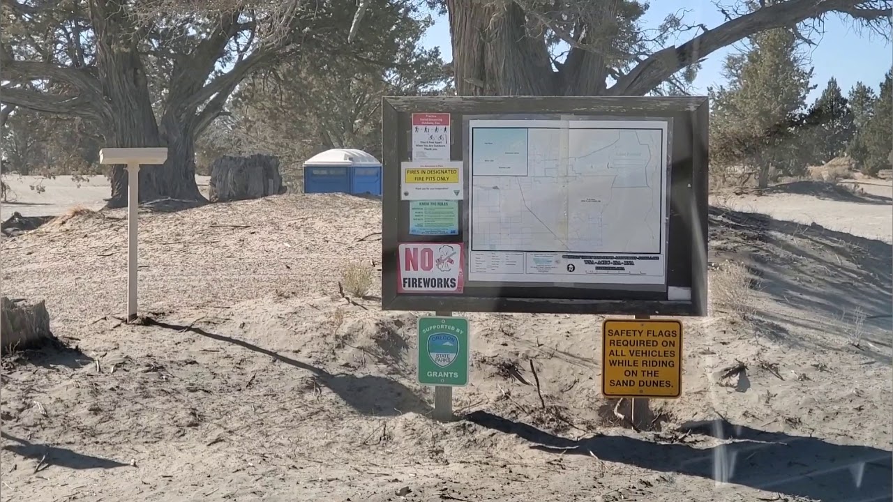 Christmas Valley sand dunes and Lost Forest