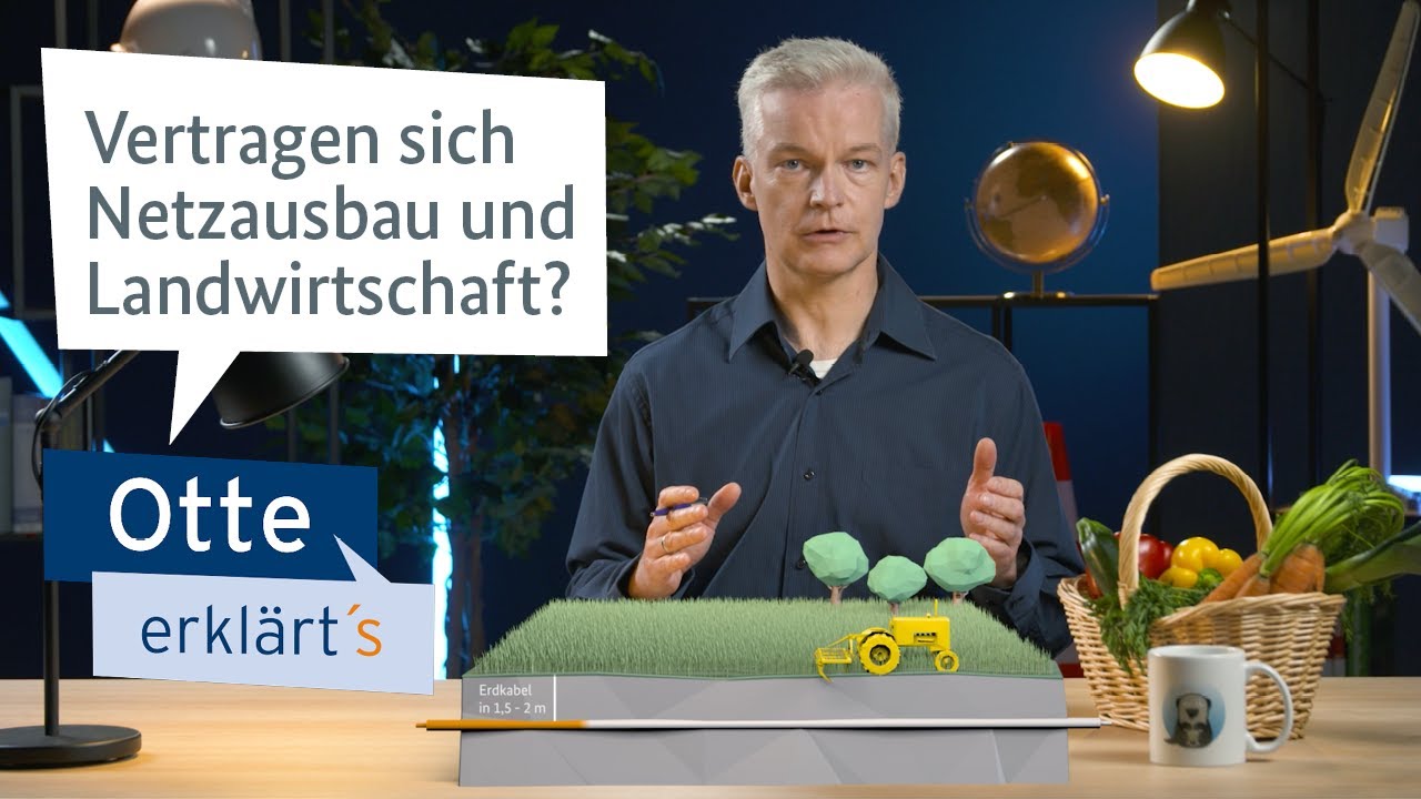 Otte erklärt's - Vertragen sich Netzausbau und Landwirtschaft?