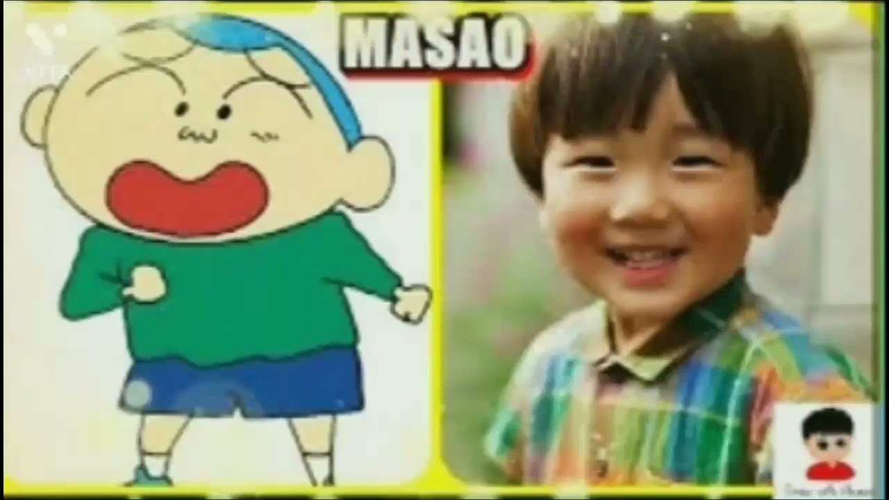 shinchain ❣️character in real life#shinchanlover #short #D/R sister 😍😎