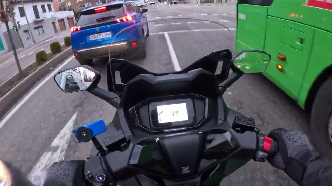 POV City Drive with New Honda Forza 350