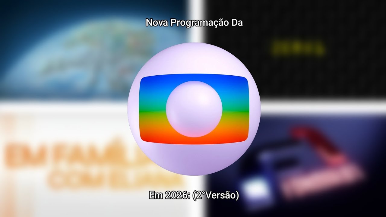 Nova Programação Da TV Globo Em 2026 (SIMULAÇÃO) (2°Versão)