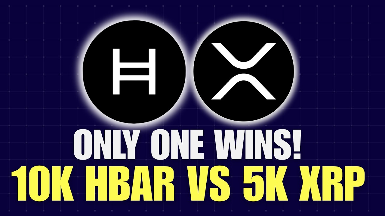 10 000 HBAR против 5 000 XRP | Что может сделать вас богаче к 2030 году? (Реалистичный сценарий)