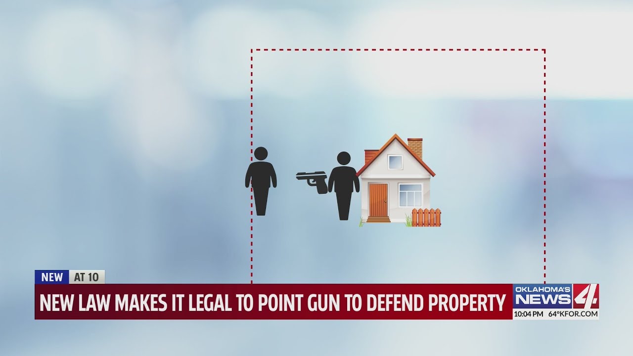 New law makes it legal to point gun to defend property