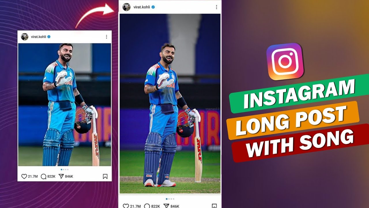 Longest Post - How To Upload Long Photos On Instagram | Instagram Per Long Photo Kaise Upload Kare