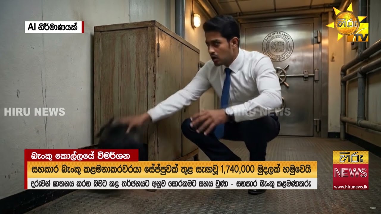 ඇතුළෙන්ම දුන්නු හොරණ බැංකු කොල්ලය  - සහකාර කළමනාකරු සහ මුරකරු අද අධිකරණයට - Hiru News