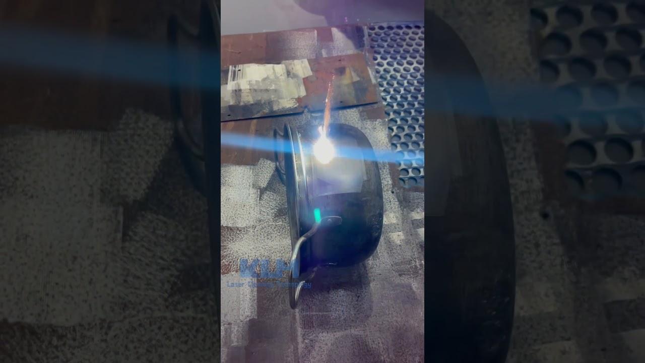 Pulse 300W Cleaning Kitchen Grease Renovation #klmlaser #klmcleaning #lasercleaning #Pulse