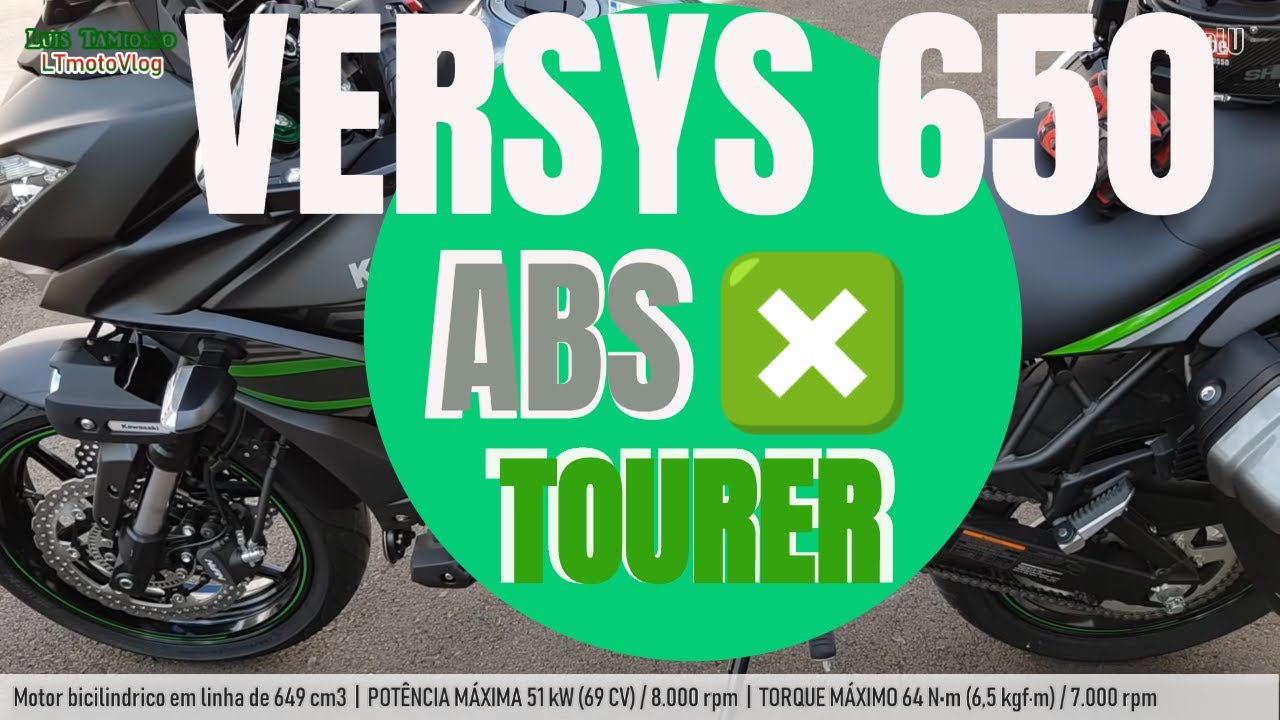 Comparativo Versys 650 X Versys 650 TOURER