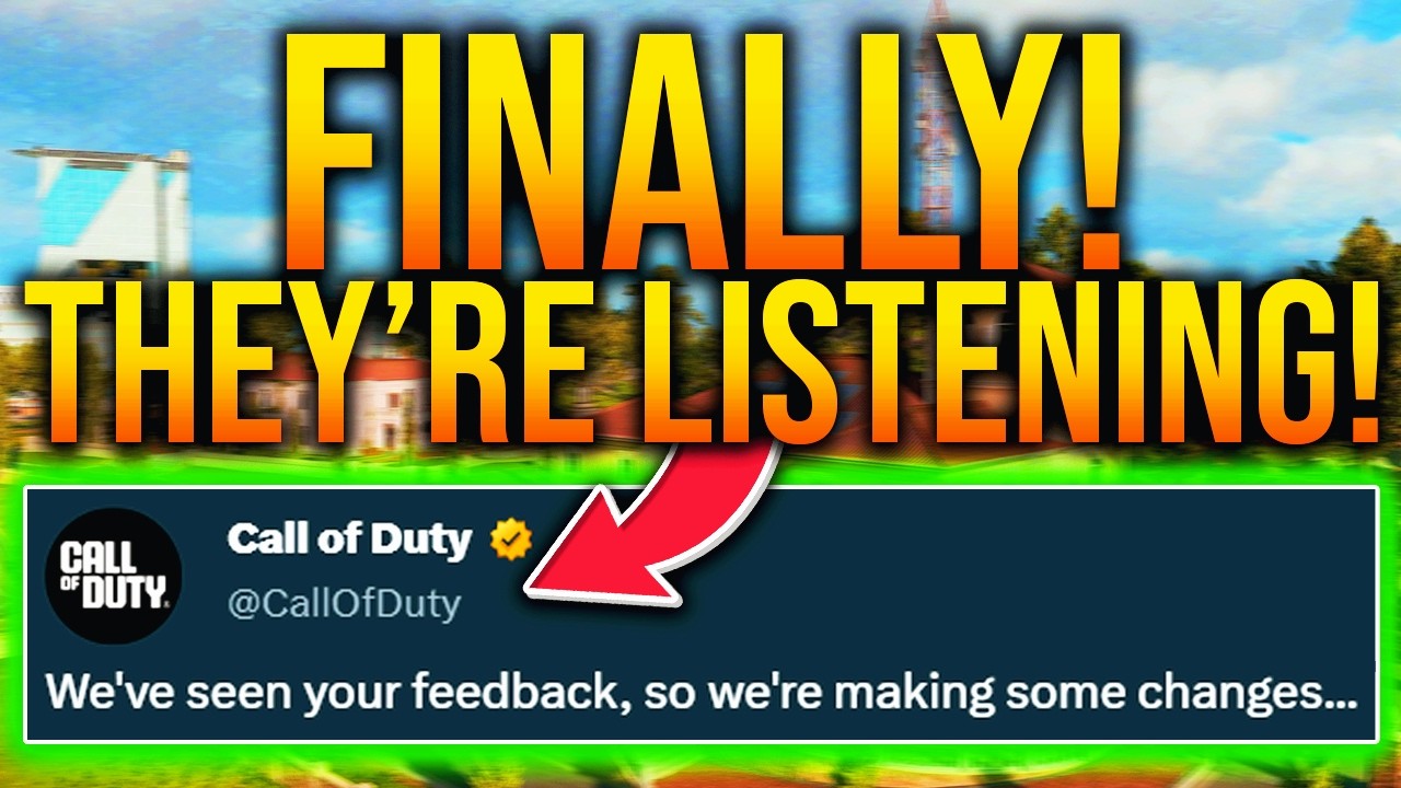 CALL OF DUTY Is FINALLY LISTENING&hellip;