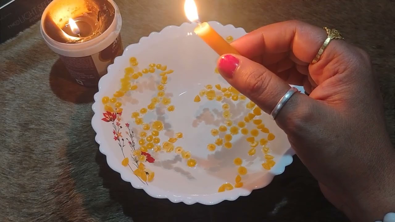 आपके पार्टनर के मन में आप के प्रति क्या Feelings हैं♥️ Candle wax reading♥️Love reading #viralvideo 