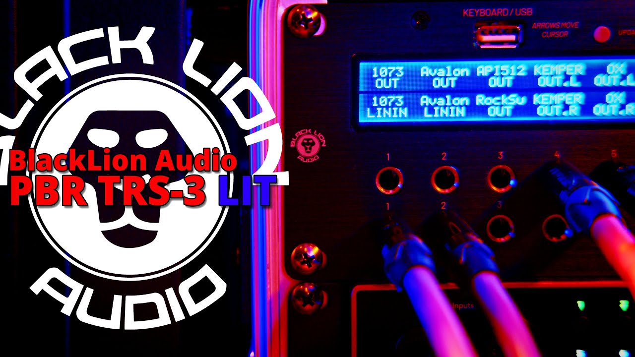 【機材紹介】パッチベイ“BlackLion Audio PBR TRS-3 LIT“を紹介します。
