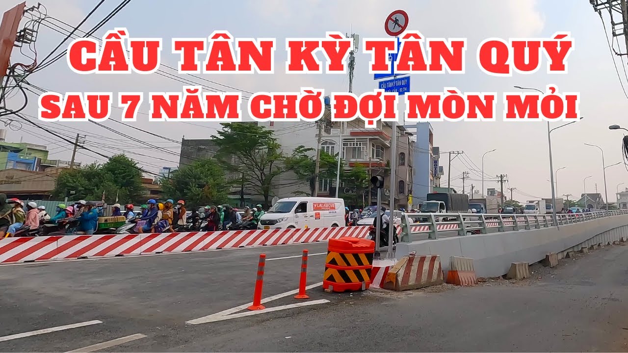Khánh thành cầu đường Tân Kỳ Tân Quý Bình Tân sáng 21/1/2025