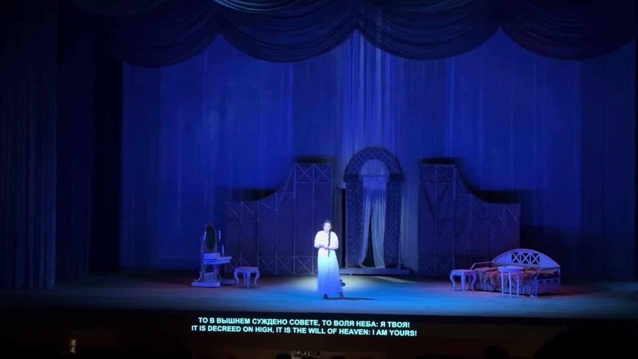 Tatyana’s letter scene. Tchaikovsky “Eugene Onegin”