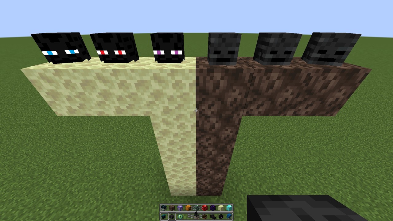 what if you create a Double Wither Enderman Boss in MINECRAFT