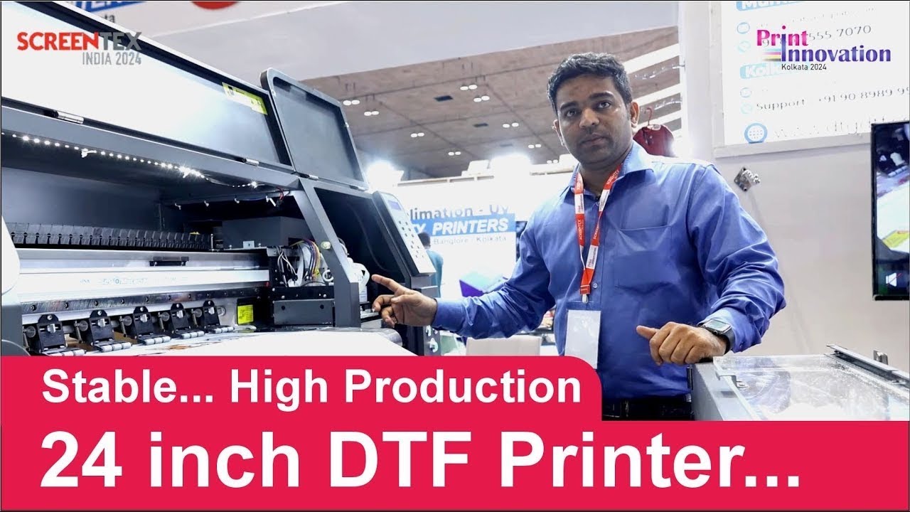 Just check the features ! Loaded 24 Inch 60 CM DTF Printer. Live & Uncut Video. Compare & Decide