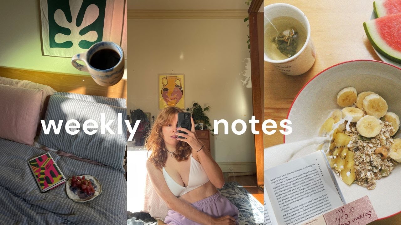 Weekly Notes 💌 Booktok, thinking critically, baking, having a normal life  🌸