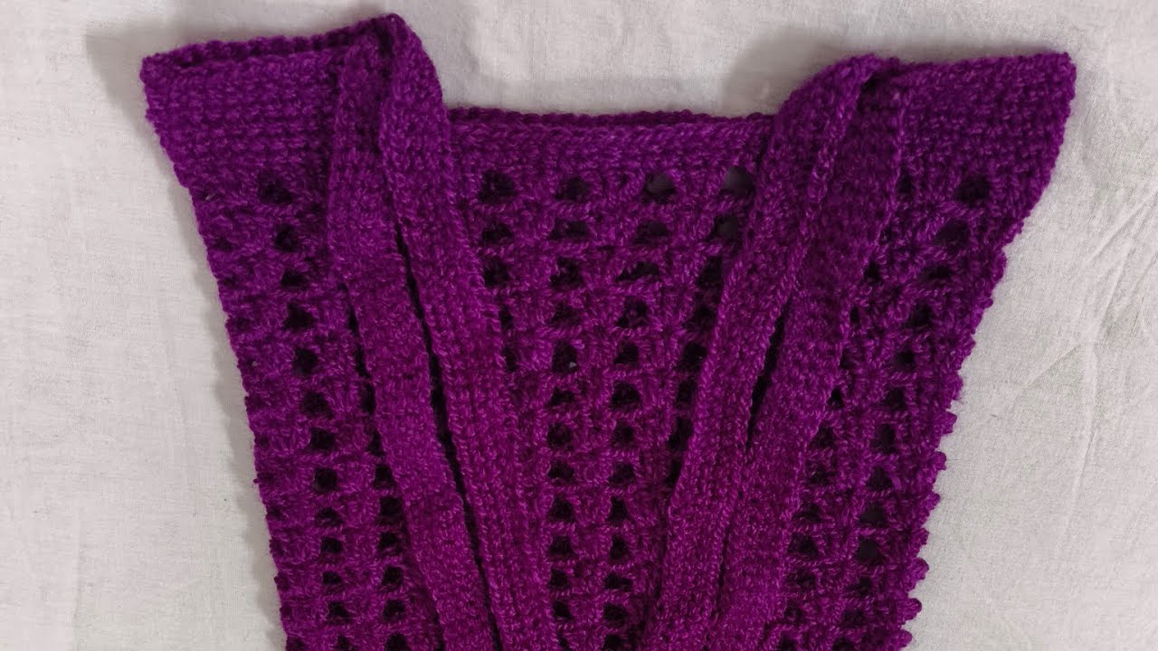 Tote bag crochet 🧶 for beginners tutorial/क्रोशिया से टोट बैग आसानी से कैसे बनाएं/handbag crochet 
