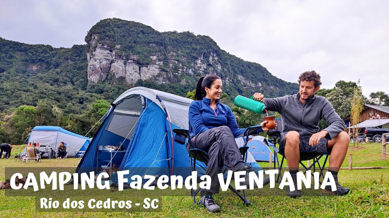 CAMPING na FAZENDA VENTANIA em RIO DOS CEDROS - SC | EMBARQUE NESSA AVENTURA | EP.037