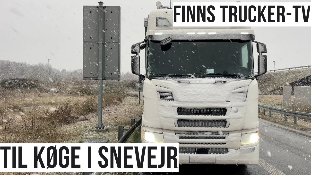 Til Køge i snevejr | SCANIA R500