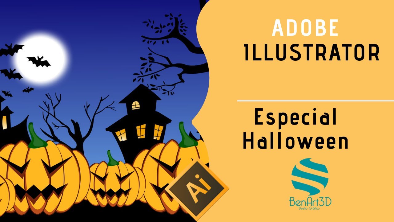 👁️&zwj;🗨️ Especial Halloween   Tutorial Adobe Illustrator 👁️&zwj;🗨️