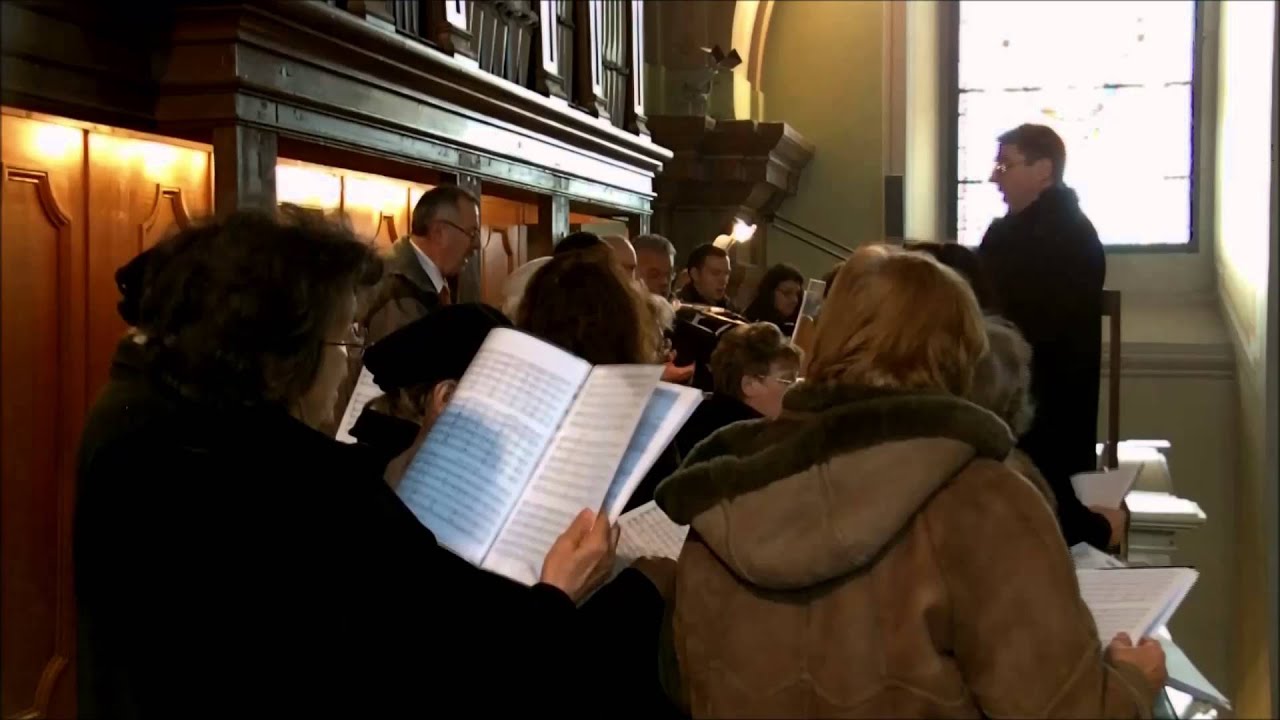 A Szent Cecília Kórus a karácsonyi szentmisén