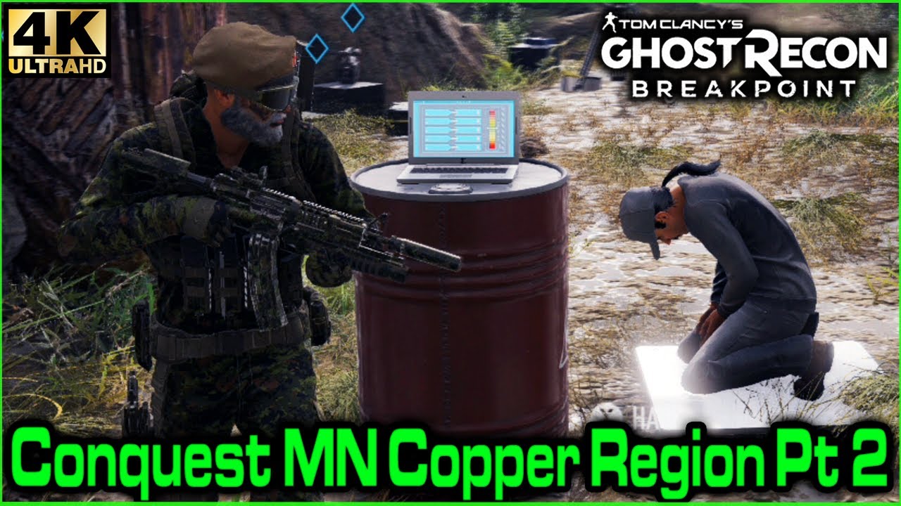 Ghost Recon Breakpoint CONQUEST MN COPPER Region Part 2 Operation Motherland 4K No Commentary