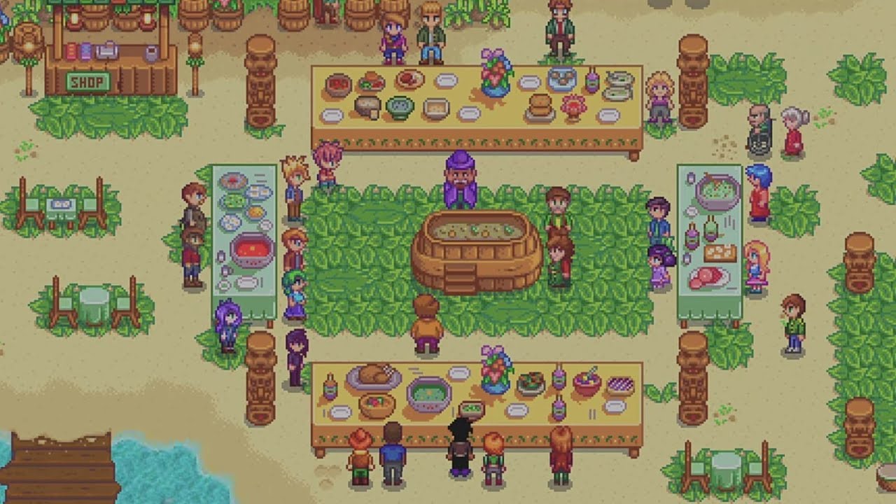 Stardew Valley Episode 86 (Going to the luau year 2 )