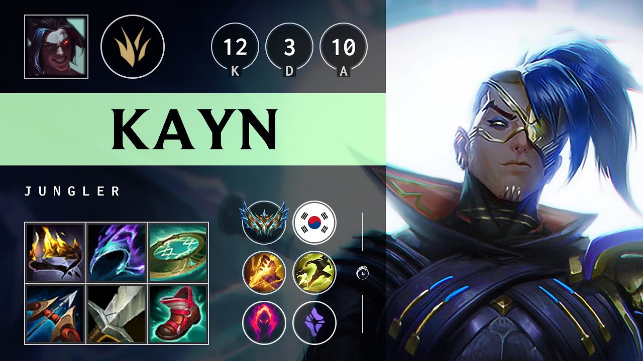 Kayn Jungle vs Viego - KR Challenger Patch 25.08