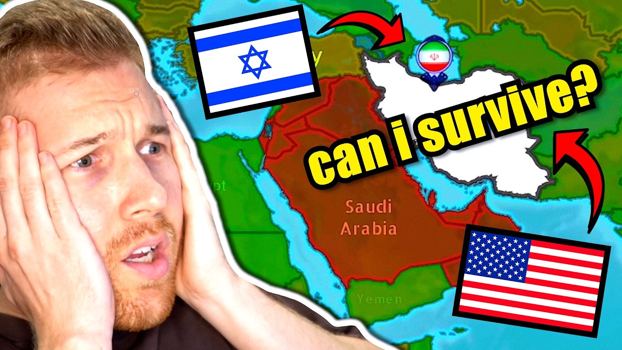 Can I Survive the Current Newest War As IRAN Against Everyone?! (Dummynation)