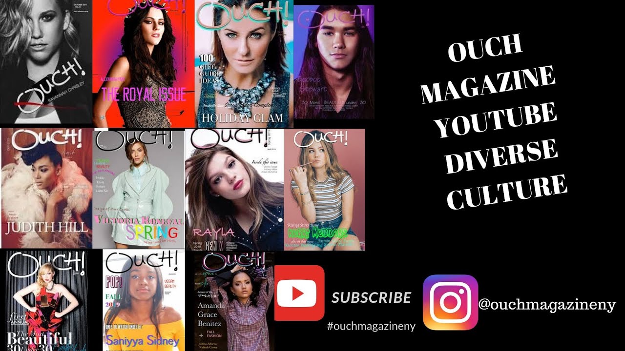 OUCH MAGAZINE YOUTUBE INTRO:  ENTERTAINMENT | FASHION | POP CULTURE  MAGAZINE