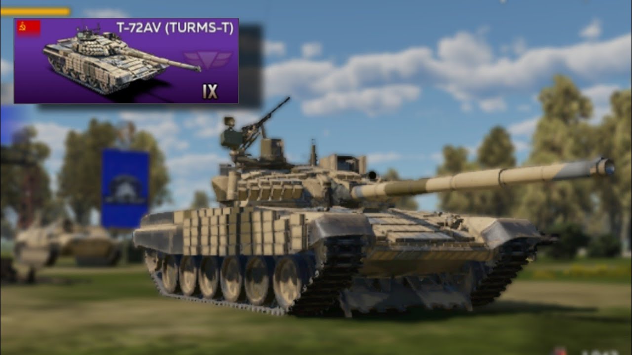 War Thunder Mobile | T-72AV (TURMS-T)