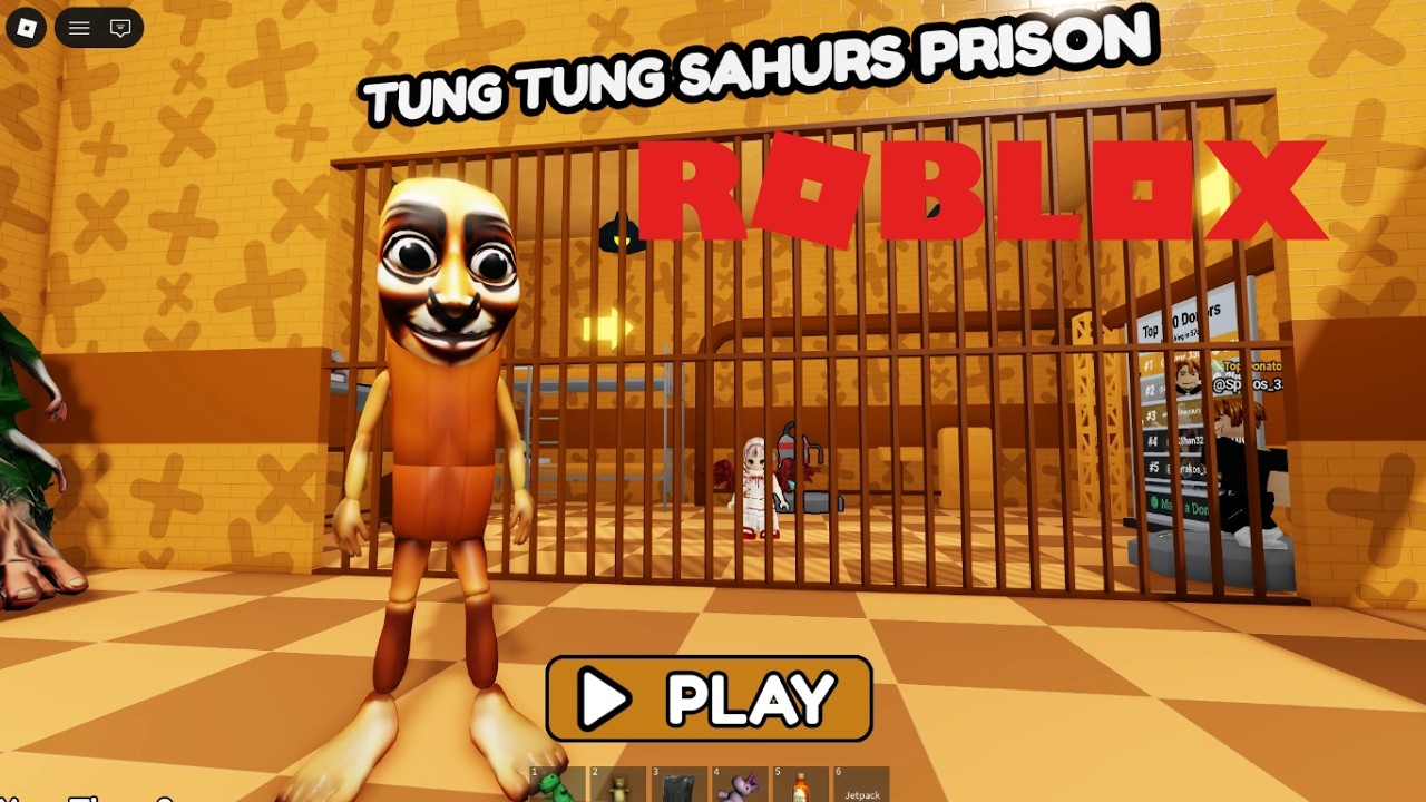 Roblox Gameplay🧙‍♀️TUNG TUNG SAHUR'S Prison Run (OBBY) #gamres #gameplay #roblox