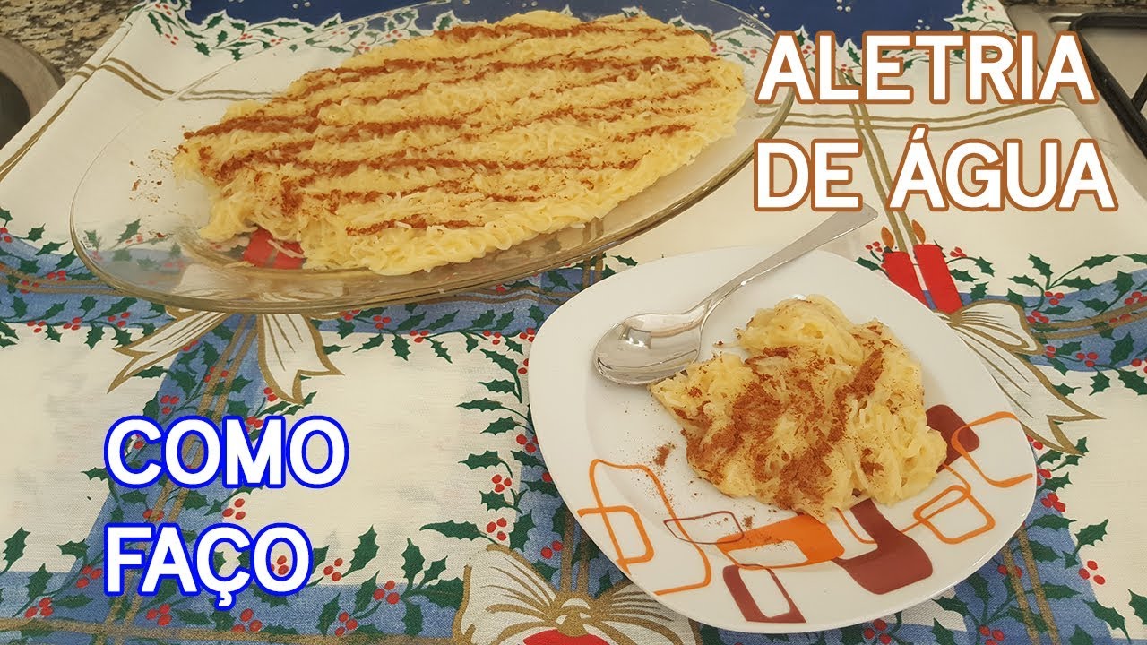 Como Faço Aletria de Água