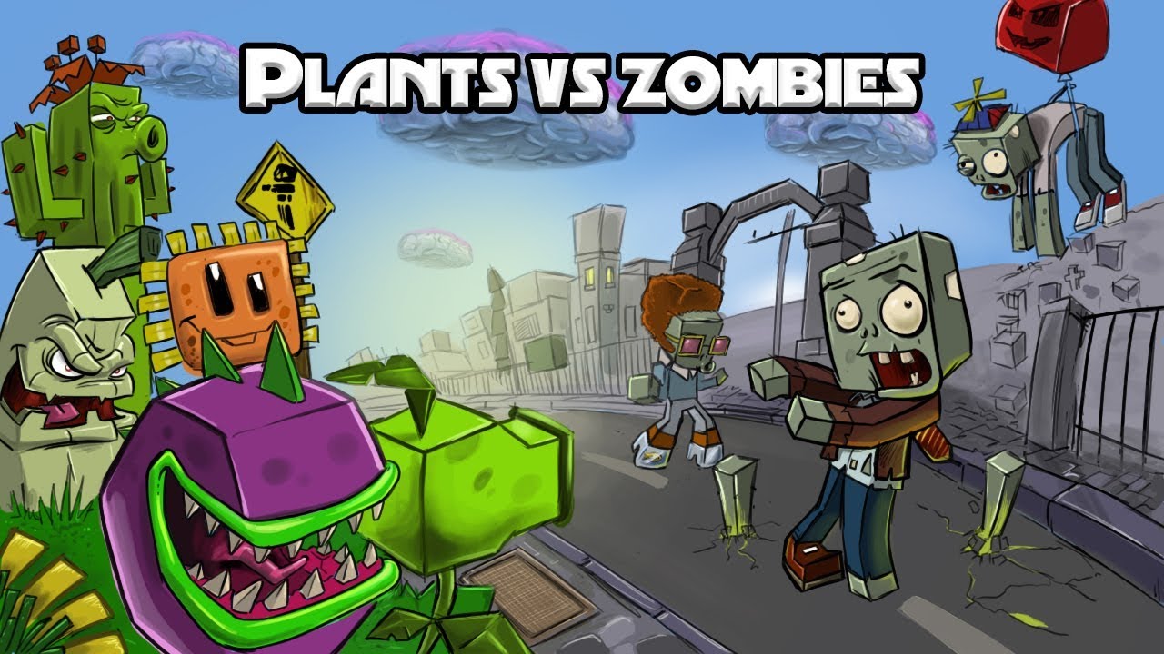 Minecraft | PLANTS vs ZOMBIES CHALLENGE! (KrakenKid vs Joebuz)