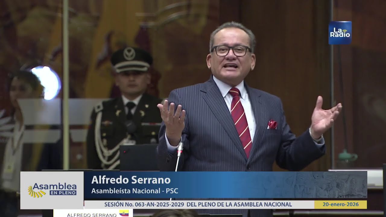 Asambleísta Alfredo Serrano - Sesión 063