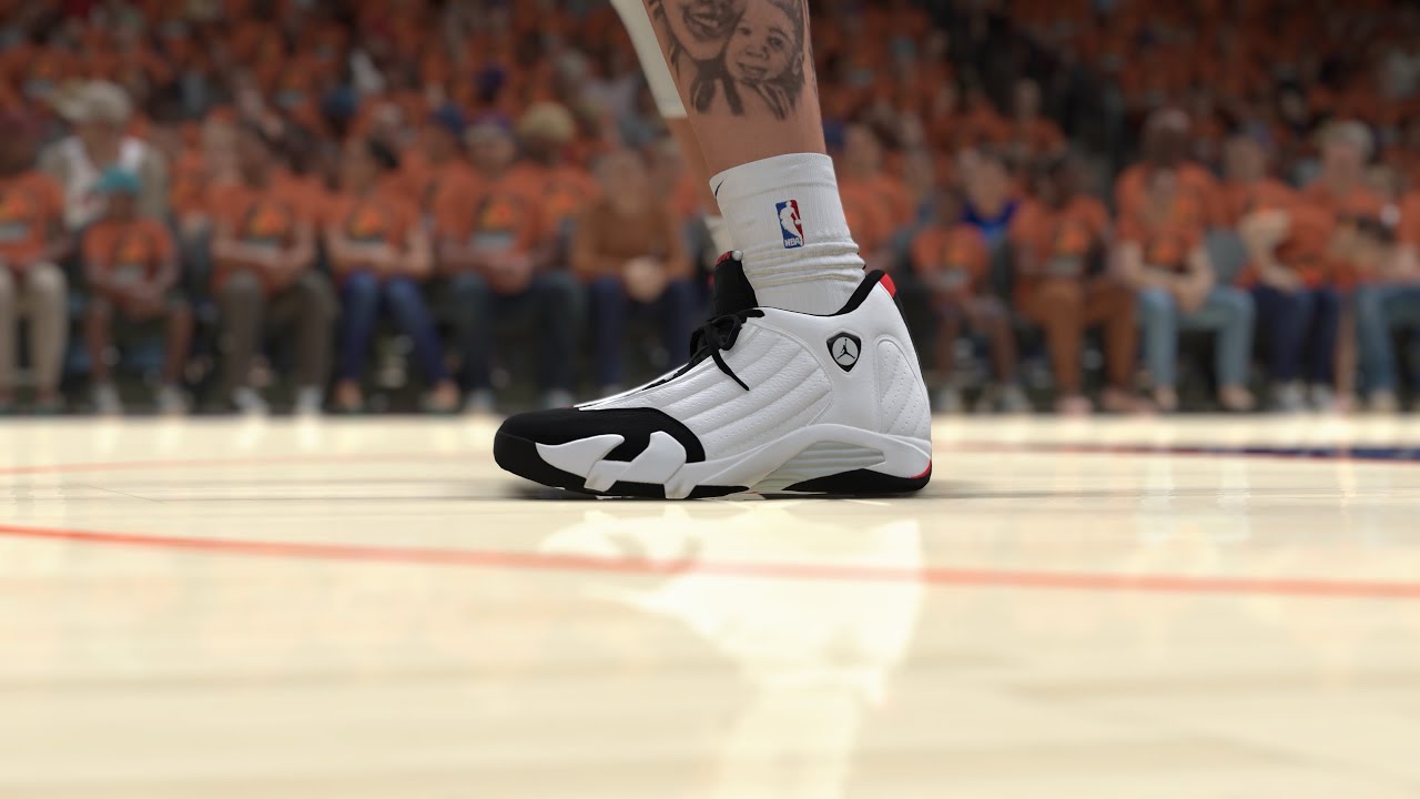 NBA 2K25 Next Gen Shoe Creator - Air Jordan 14 “Black Toe”