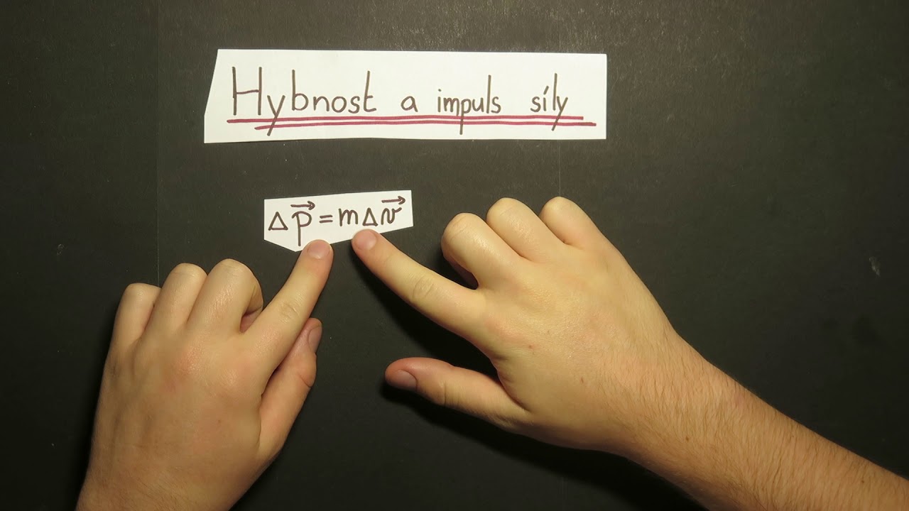 Hybnost a impuls s&iacute;ly